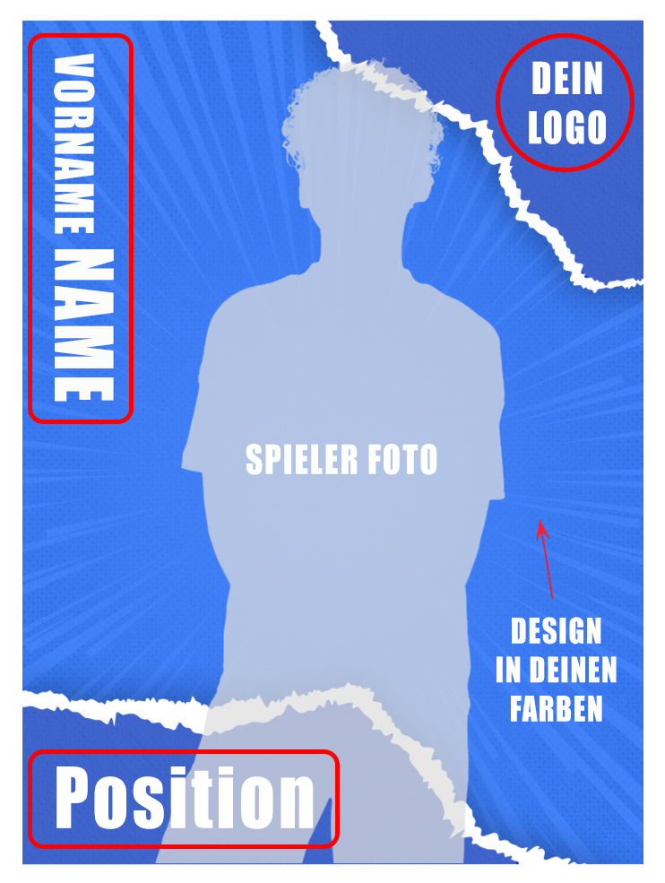 Mockup einer Team-Cards Camp-Karte